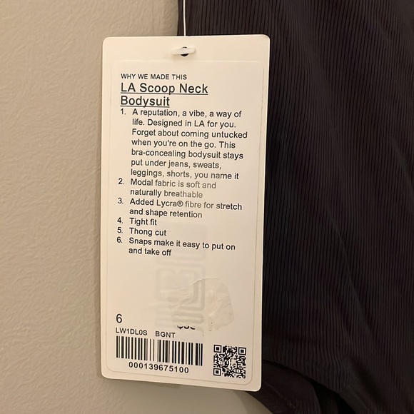 lululemon LA Scoop Neck Bodysuit - Picture 4 of 5